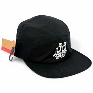 NEW Specialized Eyes Graphic 5 Panel Camper Flat Brim Hat Black